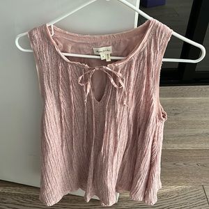 Anthropologie Meadow Rue pink top size 8